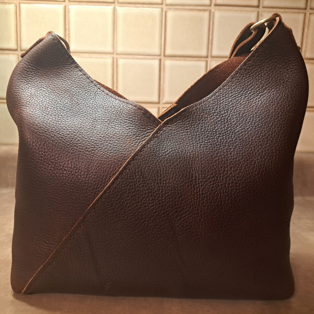 Portland Leather Small Naomi Coldbrew Shoulder Bag